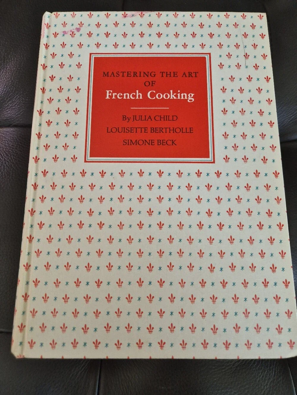 Mastering the Art of French Cooking - Cream and Red Hardcover